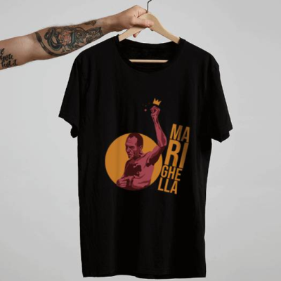 Camiseta Marighella preta