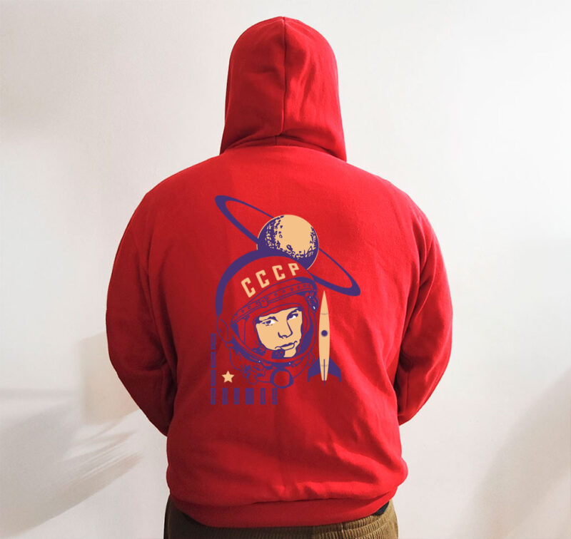 Blusa Moletom com capuz - Roscosmos CCCP URSS - Imagem 8