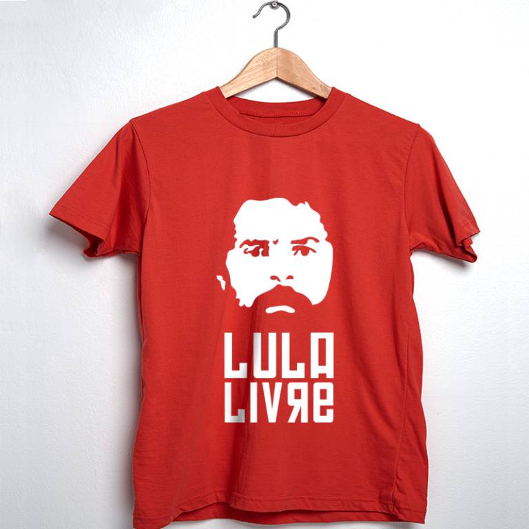 Camiseta Lula Livre Vermelha