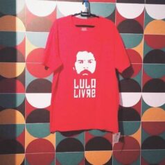 Camiseta algodão Lula Livre