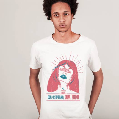 Camiseta Spoiler - Num grande acordo nacional, com o supremo com tudo Branca