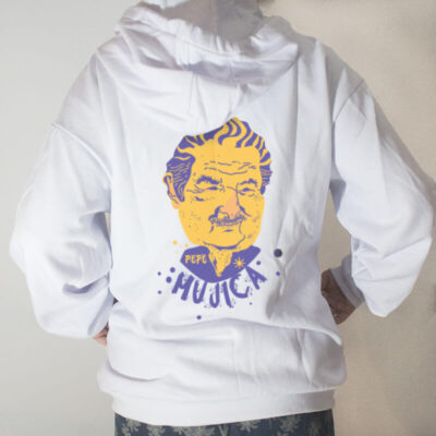 Blusa moletom com capuz - Pepe Mujica costas