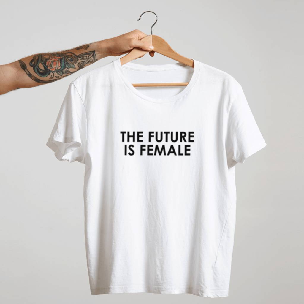 Camiseta The future is female - branca