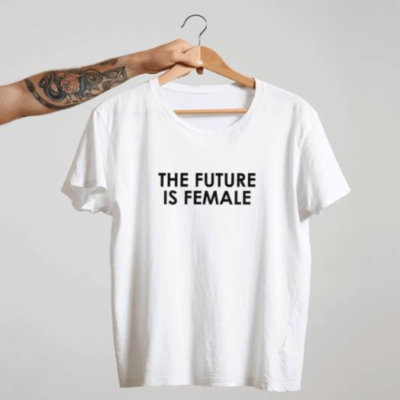 Camiseta The future is female - branca