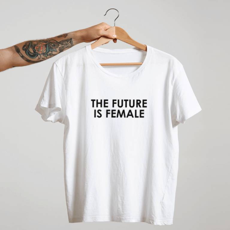 Camiseta The future is female - branca