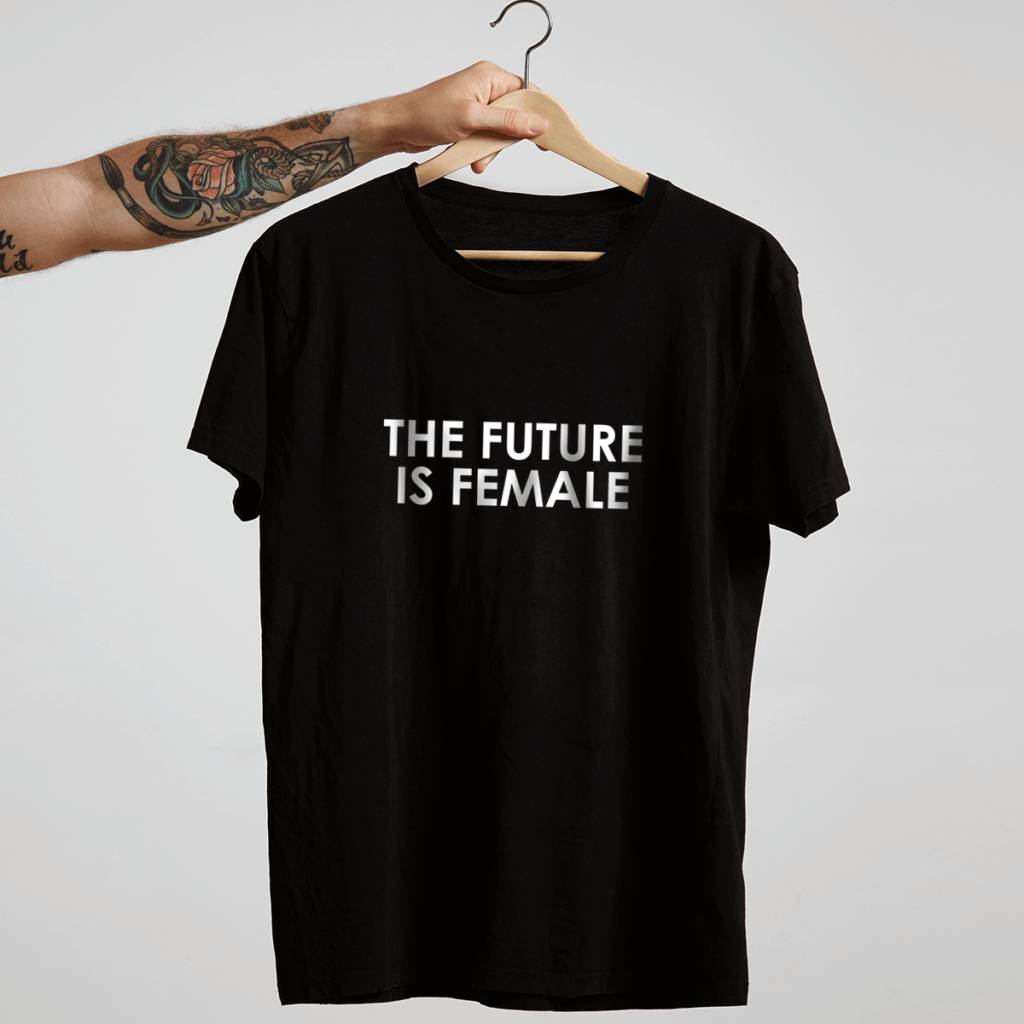 Camiseta The future is female preta