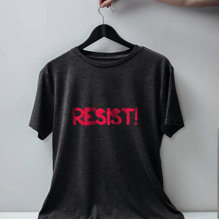 Camiseta Resist Chumbo