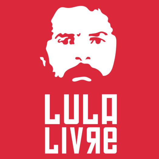 Ilustração vermelha Lula Livre