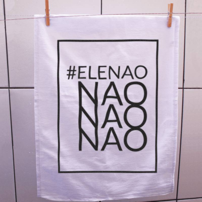 Pano de prato #Elenão