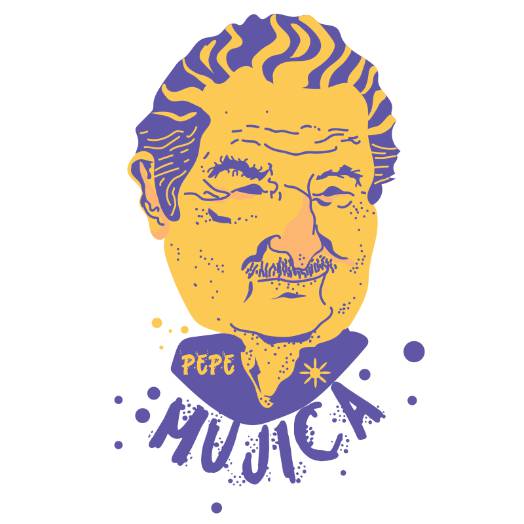 Camiseta Pepe Mujica Branca