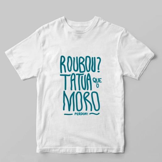 Camiseta Moro e a anticorrupção branca