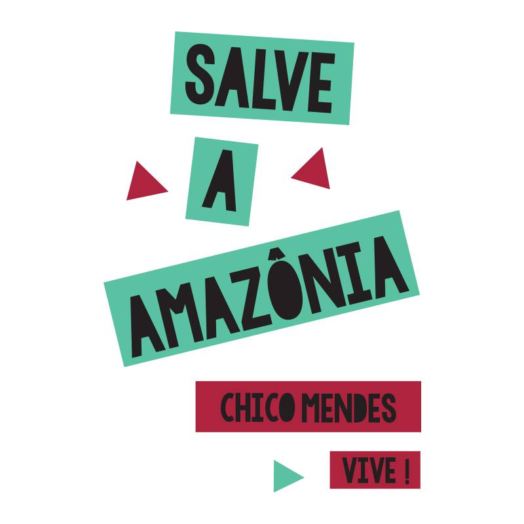 Ilustração - Chico Mendes - Salve a Amazônia