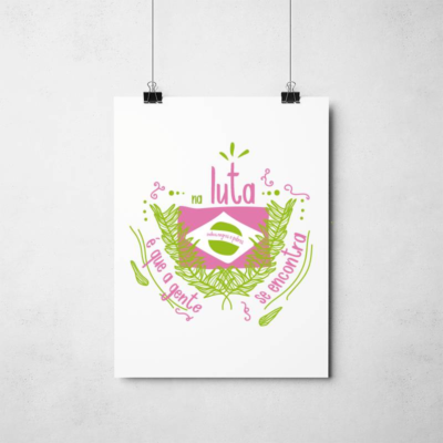 Poster mangueira bandeira