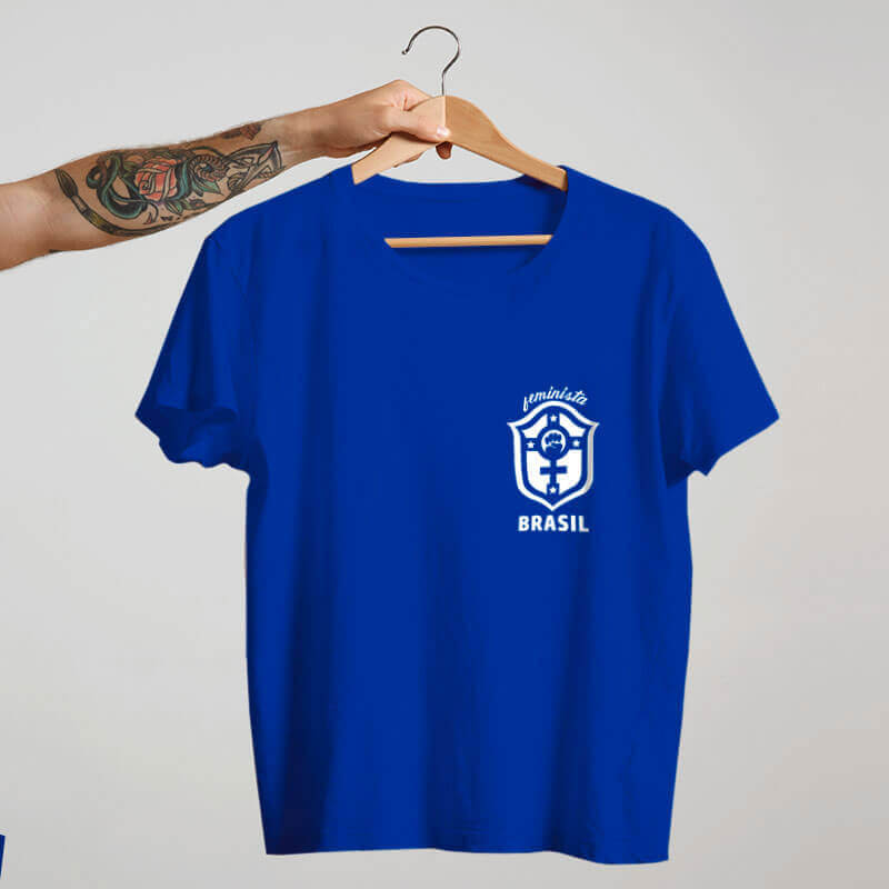 Camiseta Seleçao feminina Azul Marta