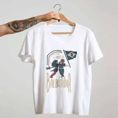 Camiseta Branca Hora de balburdia