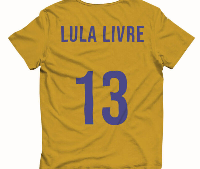 Camiseta – Seleção Brasileira Lula Livre