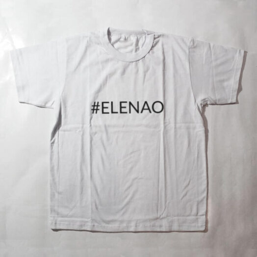 camiseta infantil - #elenao -