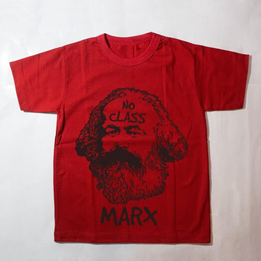 camiseta infantil - Karl marx - vermelhs
