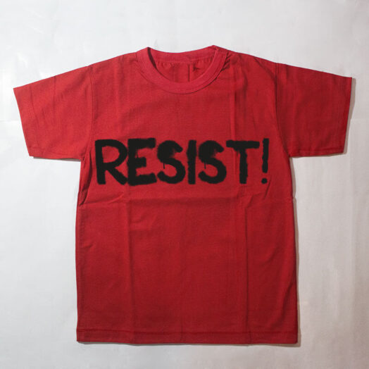 camiseta infantil - Resist - vermelha