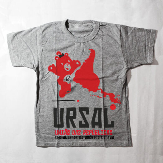 camiseta infantil - URSAL - cinza
