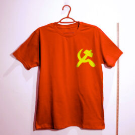 Camiseta foice e martelo comuna - vermelho