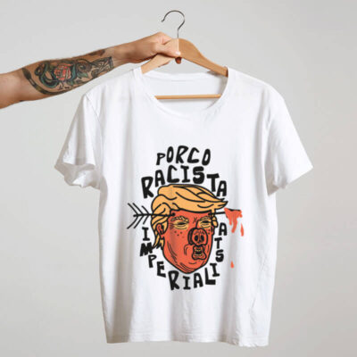 Camiseta Donald Trump Fascista Branca