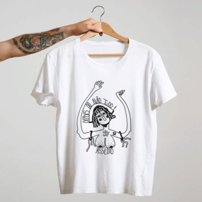 Camiseta Não é não branca