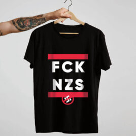 Camiseta preta de algodão - FKS NZS