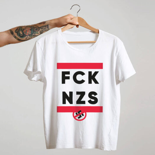 Camiseta branca de algodão - FKS NZS