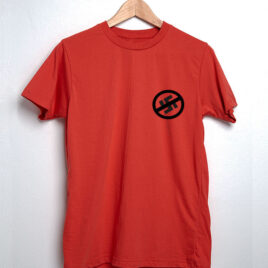 Camiseta vermelha de algodão - Resistência antinazista