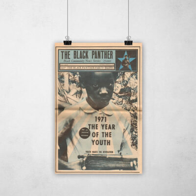 Poster - Movimento Pantera Negra -1971 - O ano do jovem