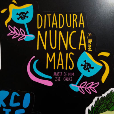 Adesivo Ditadura Nunca Mais