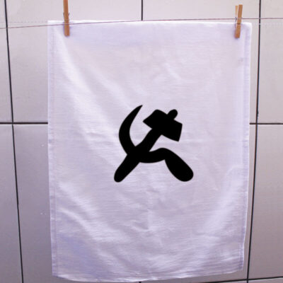 Pano de prato - Foice e Martelo