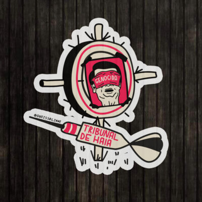 Adesivo - Tribunal de Haia