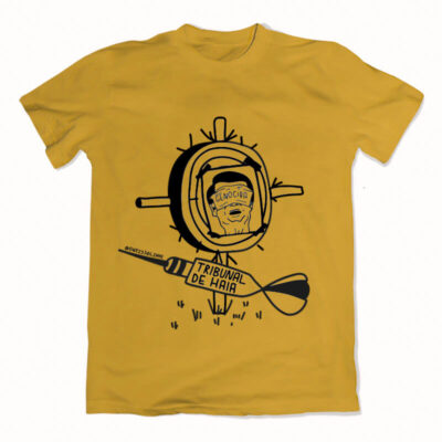camiseta amarelo - Tribunal de haia bolsonaro