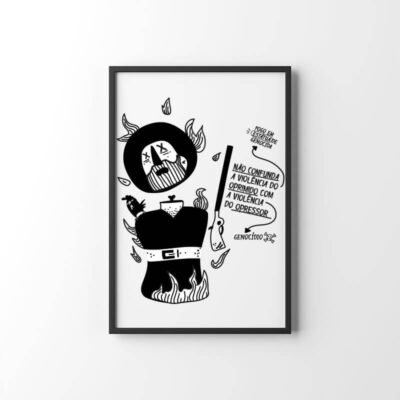 Poster Borba gato por Alinne Martins