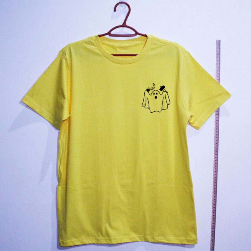 Camiseta amarela de algodão - Fantasma comunista