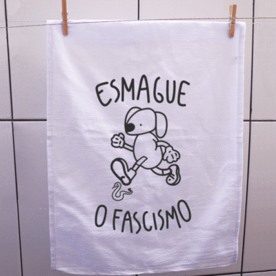 Pano de prato - Esmague o fascismo
