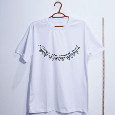 camisetas desejos de ano novo branca