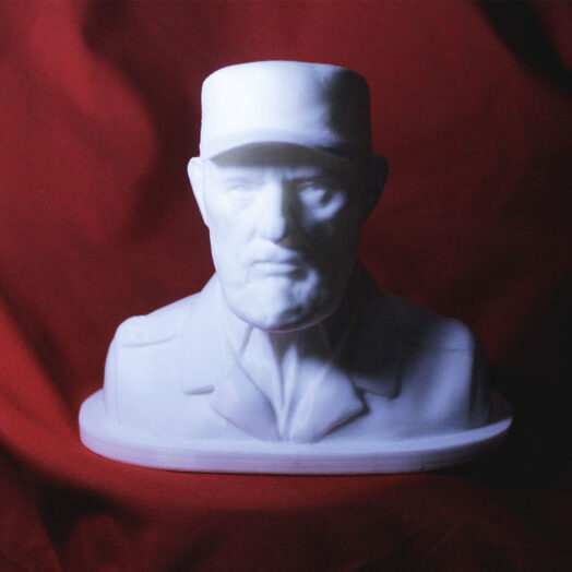 Busto Fidel castro impresso em 3D - PLA