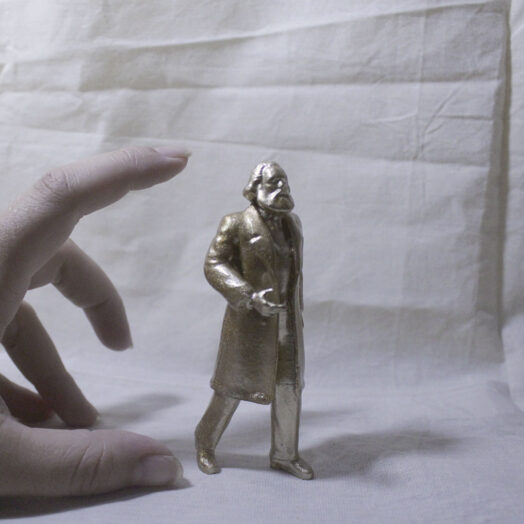Estatua karl Marx, impressa em 3d