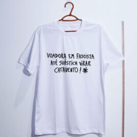 Camiseta - Voadora em fascista até suástica virar catavento branco