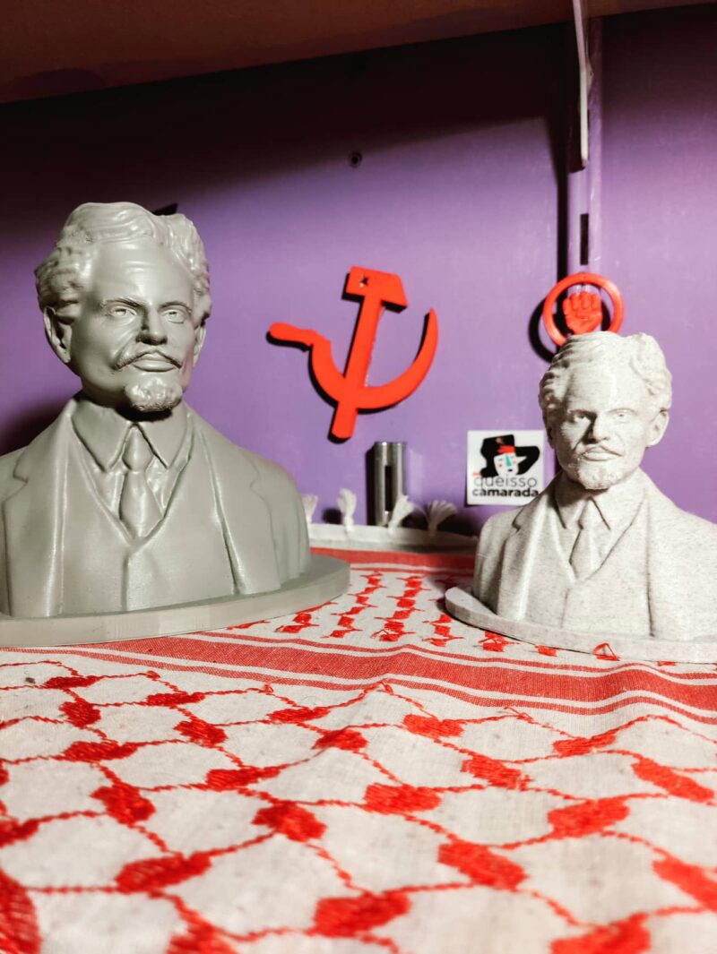 Busto 3D comunista Trotski