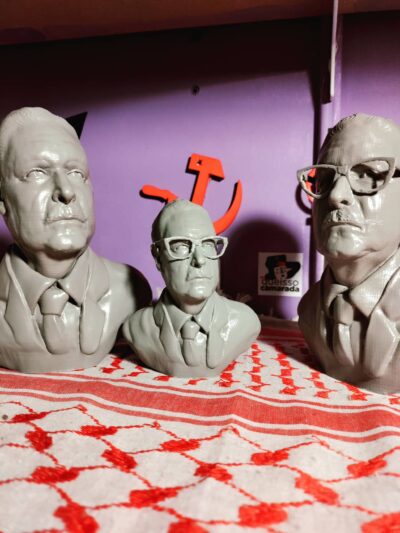 Busto Salvador Allende do Chile 3d