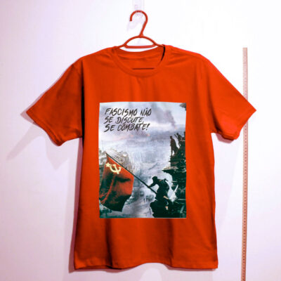Camiseta Fascismo não se debate - Algodão Vermelho