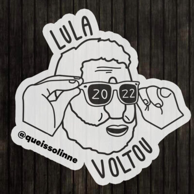 adesivo lula voltou