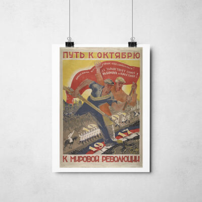 Poster - O Caminho para a Revolução Russa e a Revolução Mundial