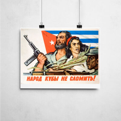Poster - O povo de Cuba não se curvou!