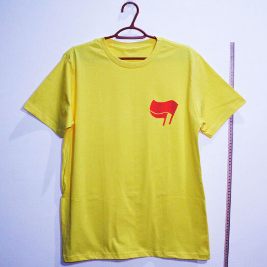 Camiseta seleção brasileira antifa amarela frente