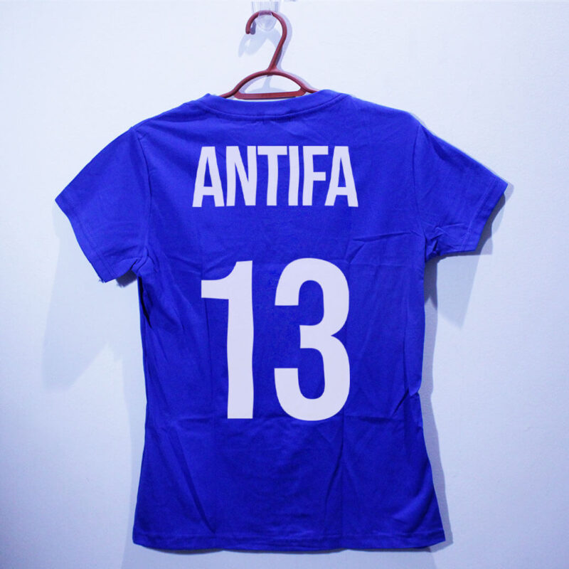 Camiseta seleção brasileira antifa azul